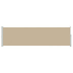 Tenda laterale retrattile Beige 300 x 120 cm Poliestere
