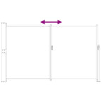 Tenda laterale retrattile Antracite 300 x 180 cm Poliestere