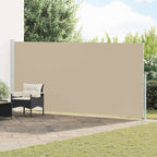 Tenda laterale retrattile Beige 300 x 220 cm Poliestere