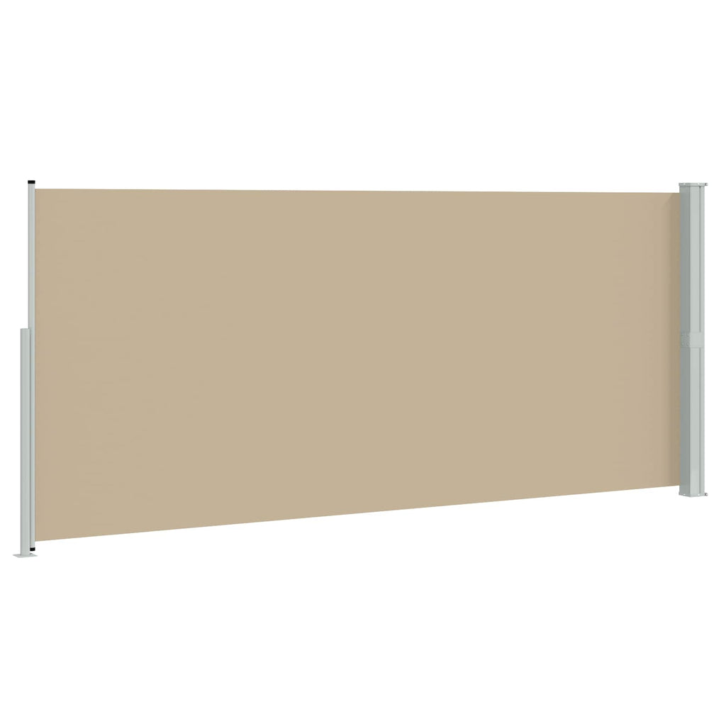 Tenda laterale retrattile Beige 300 x 220 cm Poliestere