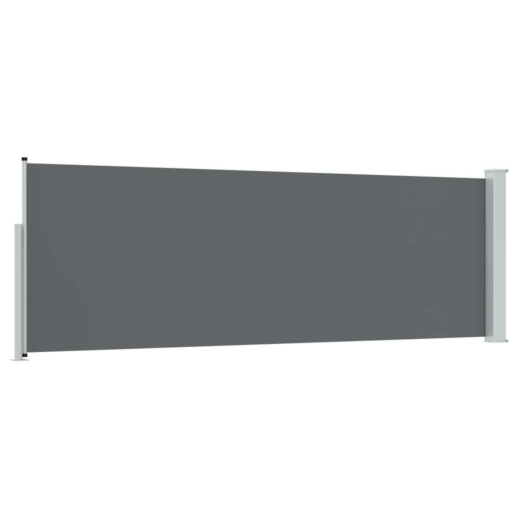 Tenda laterale retrattile Antracite 500 x 100 cm Poliestere