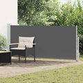 Tenda laterale retrattile Antracite 500 x 140 cm Poliestere
