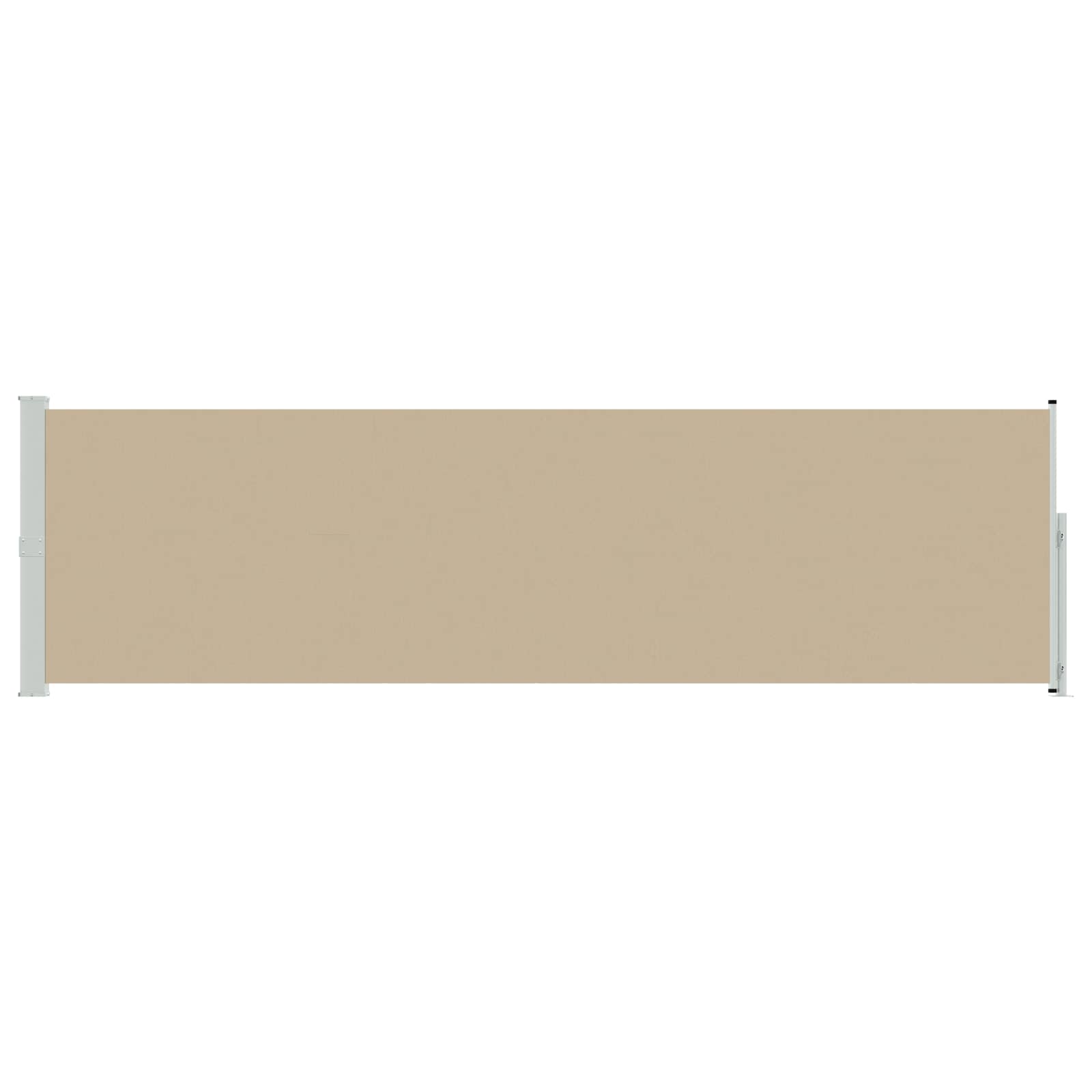 Tenda laterale retrattile Beige 500 x 160 cm Poliestere