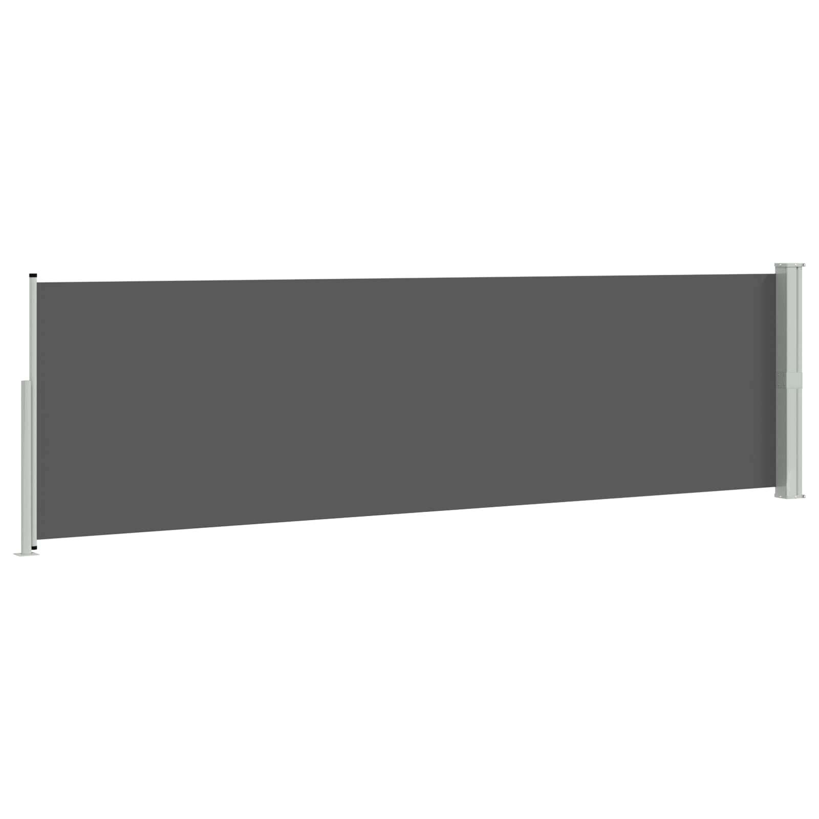 Tenda laterale retrattile Antracite 600 x 117 cm Poliestere