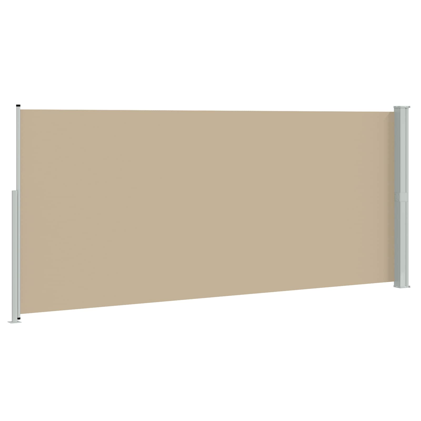 Tenda laterale retrattile Beige 600 x 220 cm Poliestere