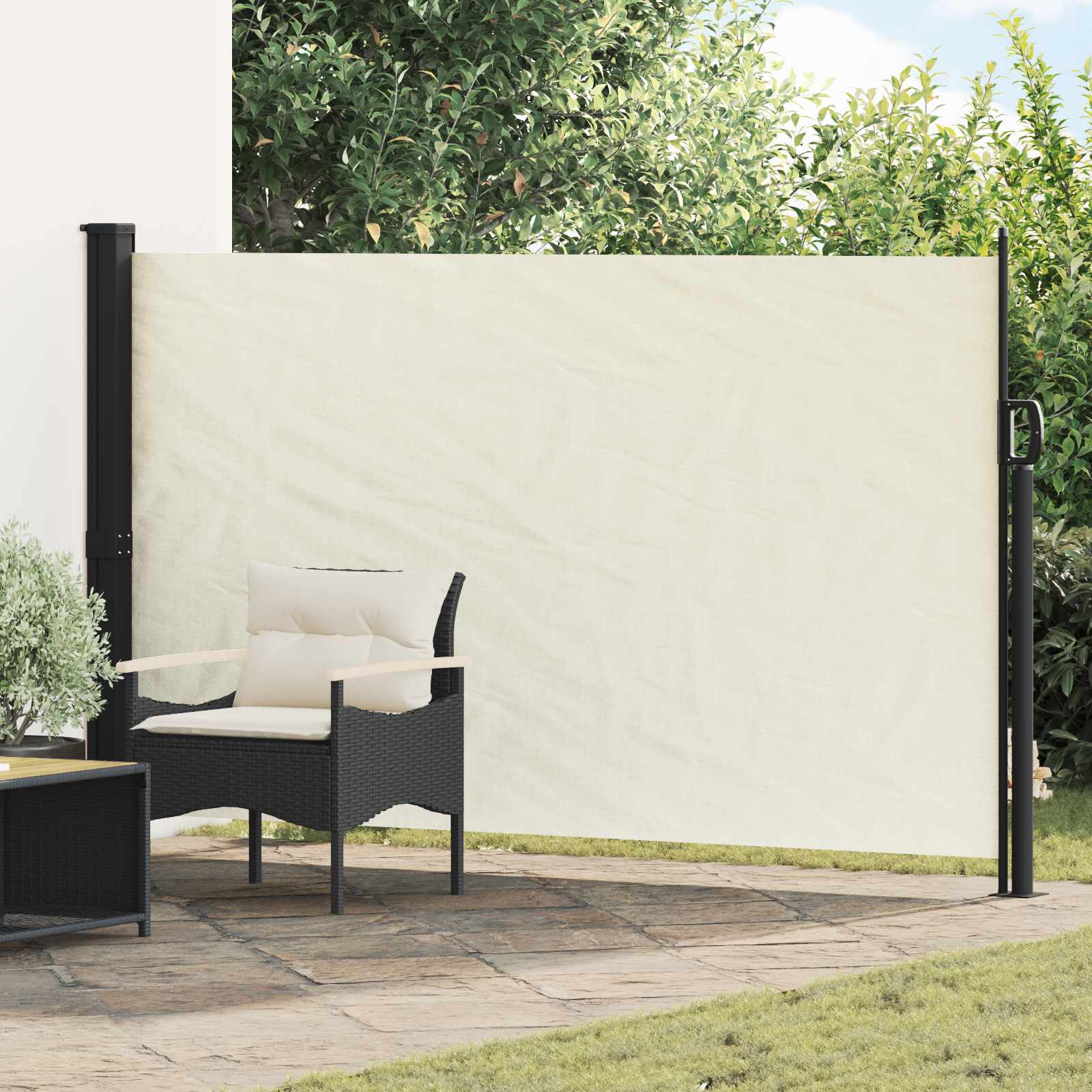 Tenda laterale retrattile Crema 300 x 170 cm Poliestere