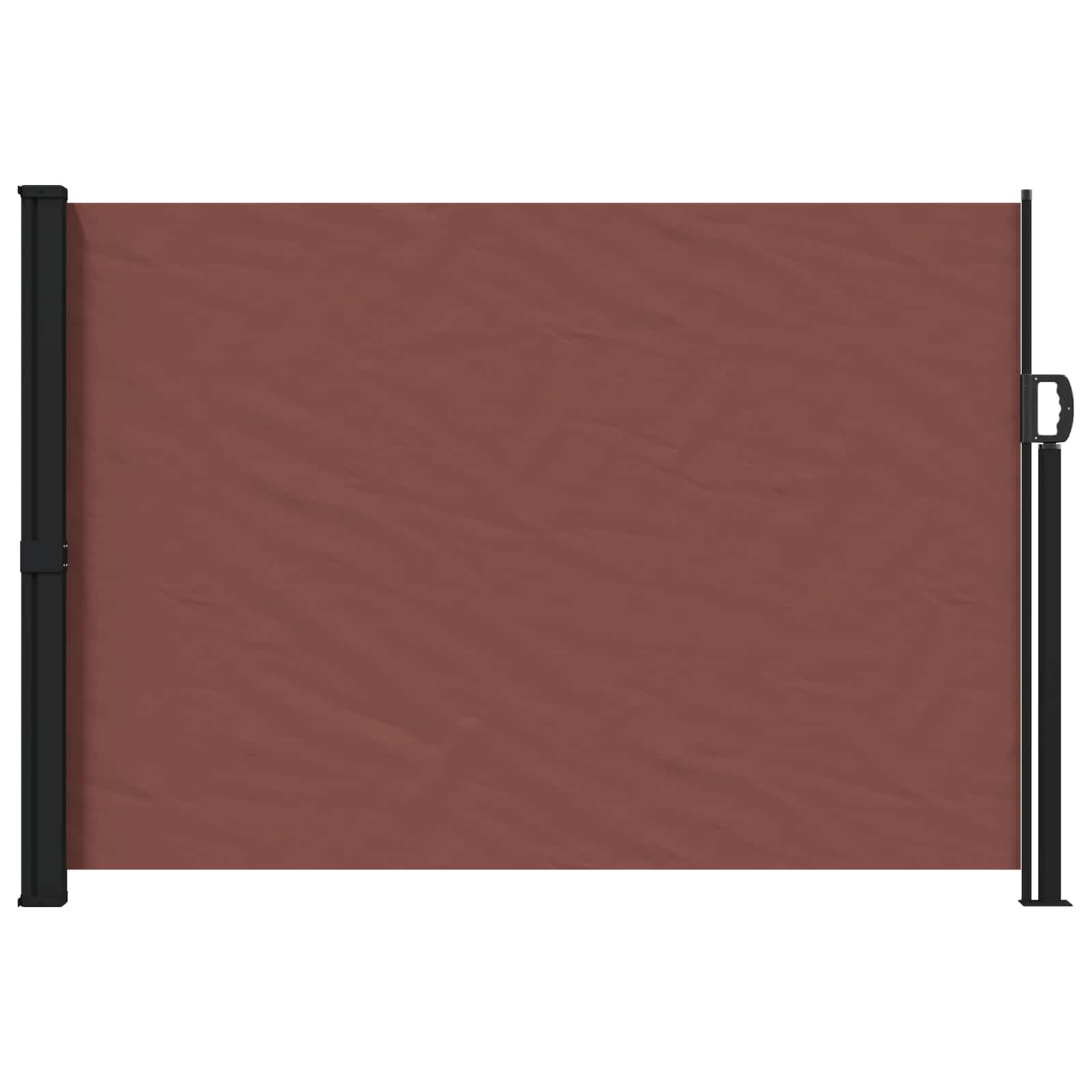 Tenda laterale retrattile Marrone 300 x 170 cm Poliestere