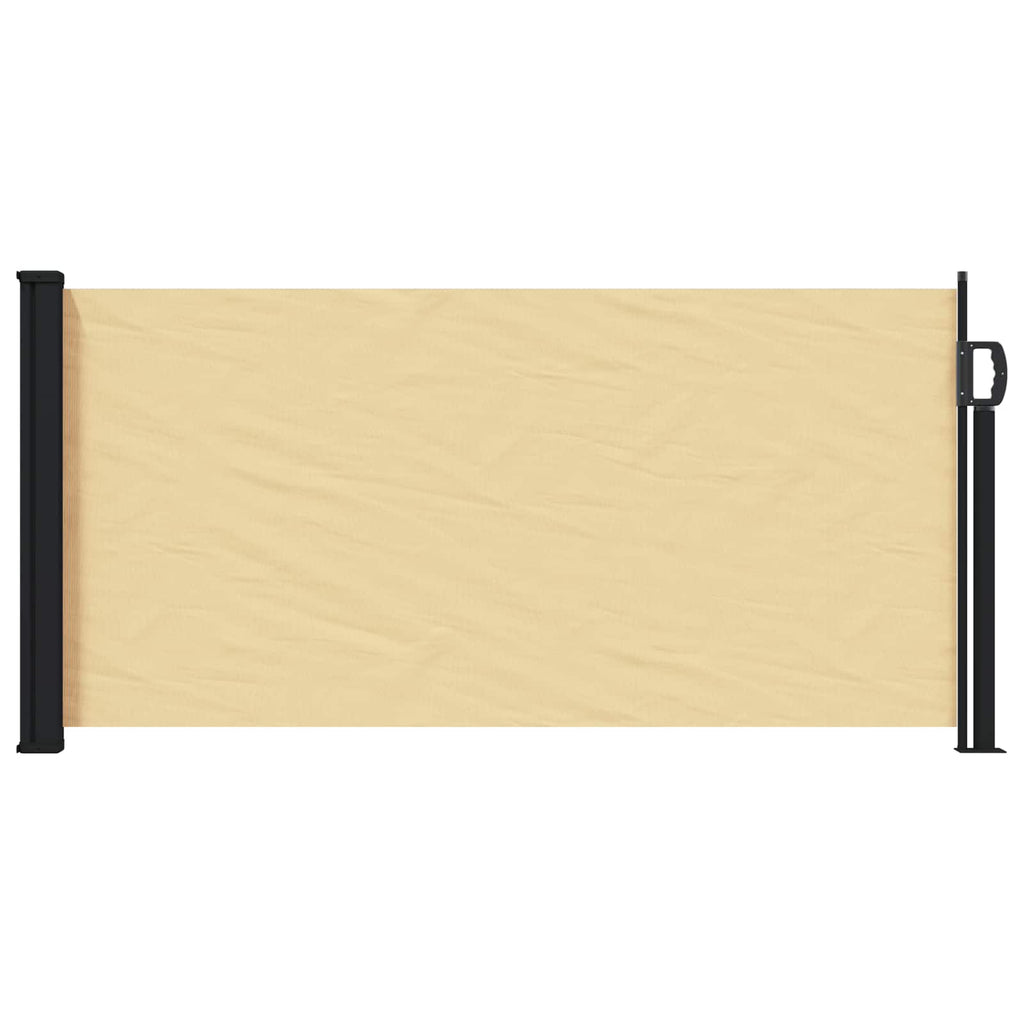 Tenda laterale retrattile Sabbia 500 x 100 cm Poliestere
