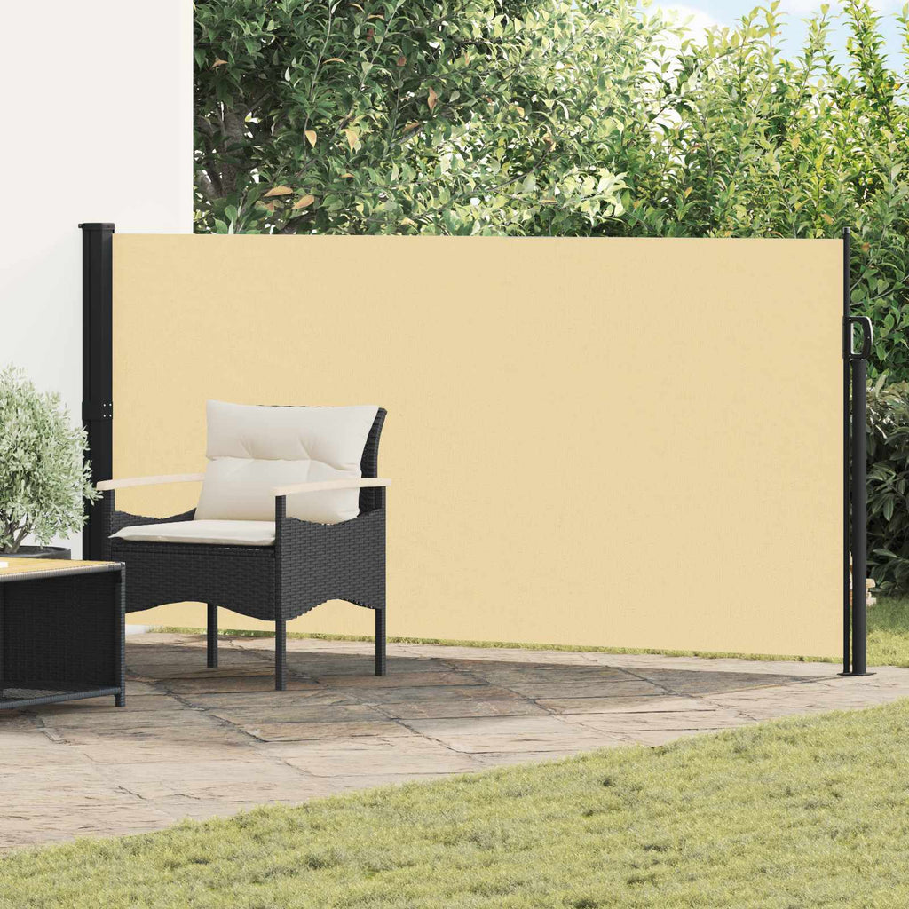 Tenda laterale retrattile Sabbia 500 x 160 cm Poliestere