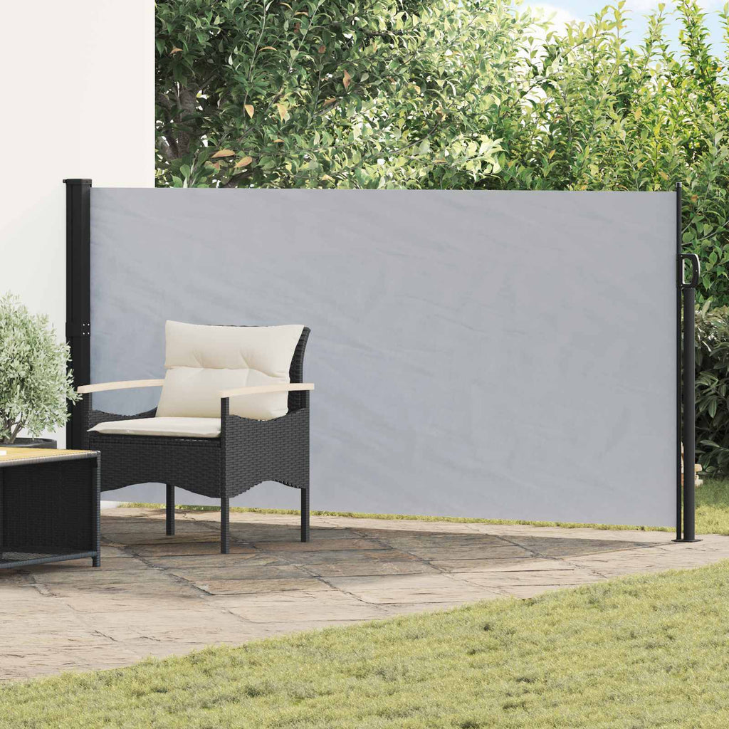 Tenda laterale retrattile Grigio 600 x 120 cm Poliestere
