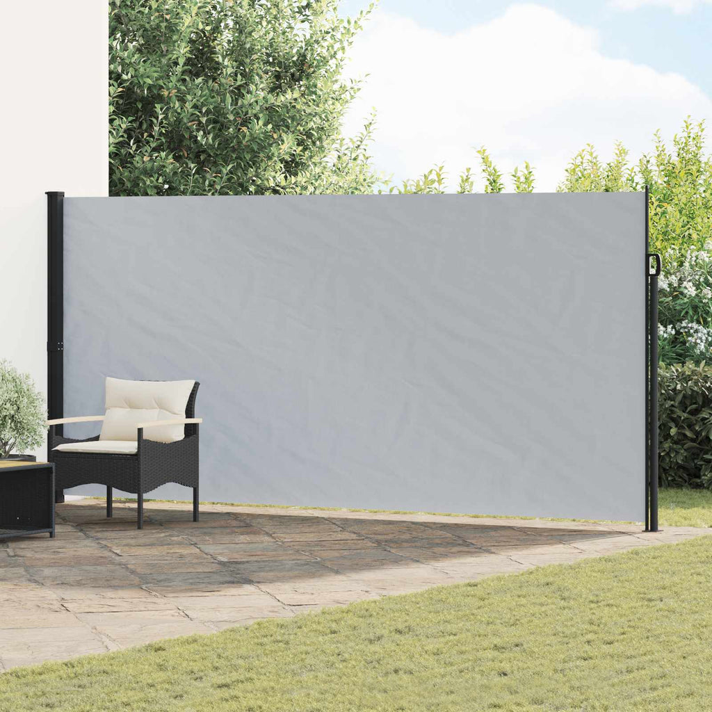 Tenda laterale retrattile Grigio 600 x 180 cm Poliestere