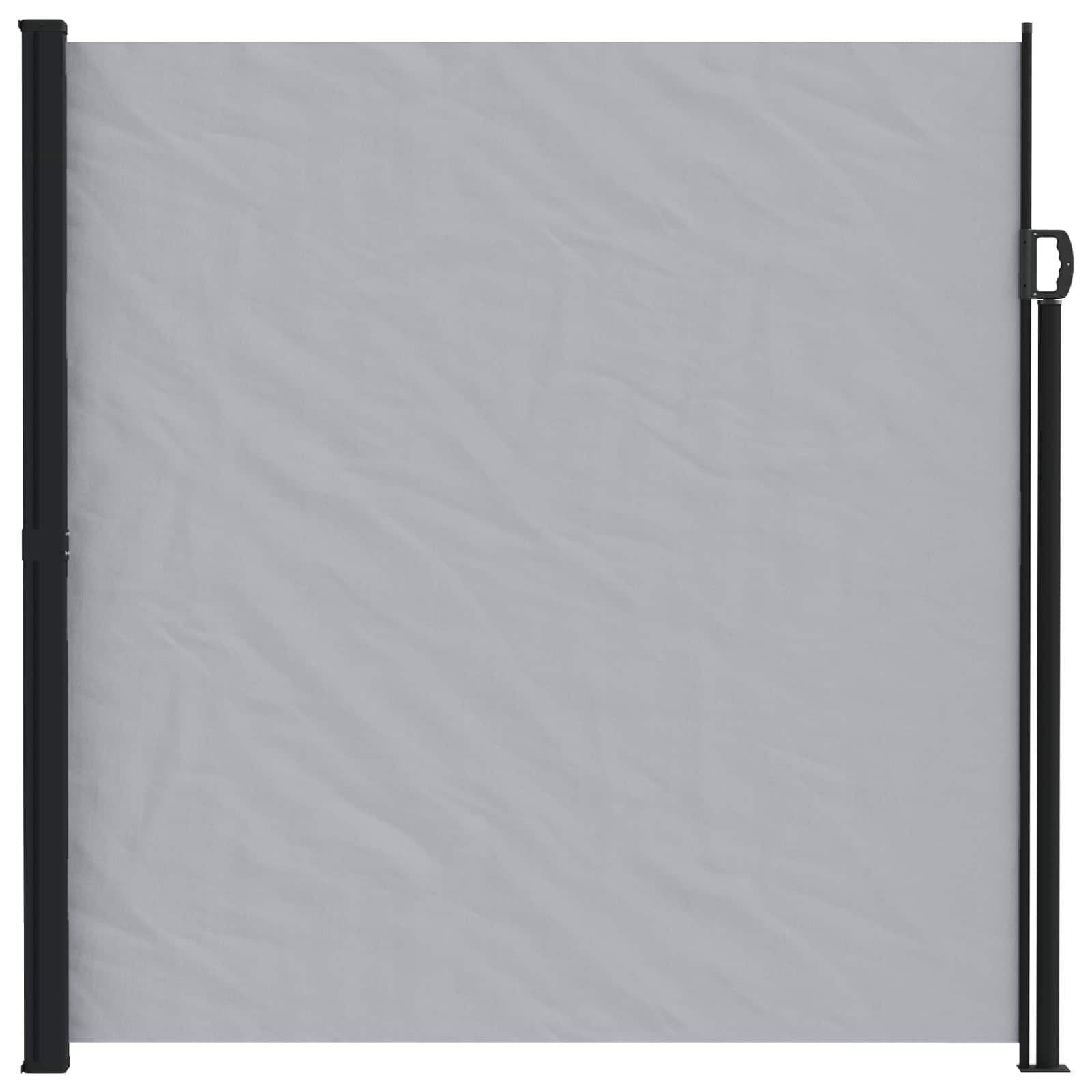 Tenda laterale retrattile Grigio 600 x 200 cm Poliestere