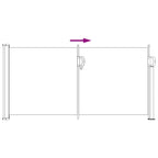 Tenda laterale retrattile 300 x 100 cm Poliestere Rettangolare