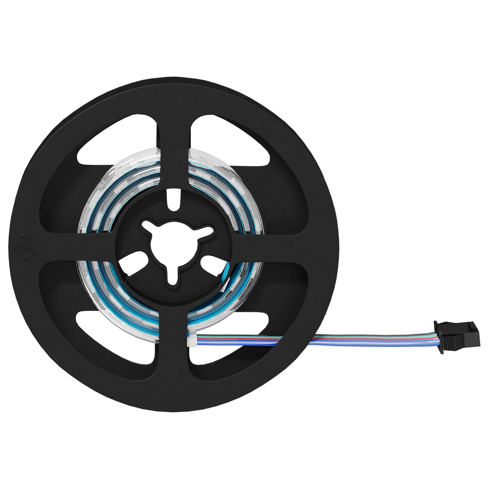Striscia LED 2 pcs Nero e trasparente 400 mm Rame e plastica