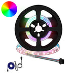 Striscia LED 2 pcs Nero e trasparente 450 mm Rame e plastica