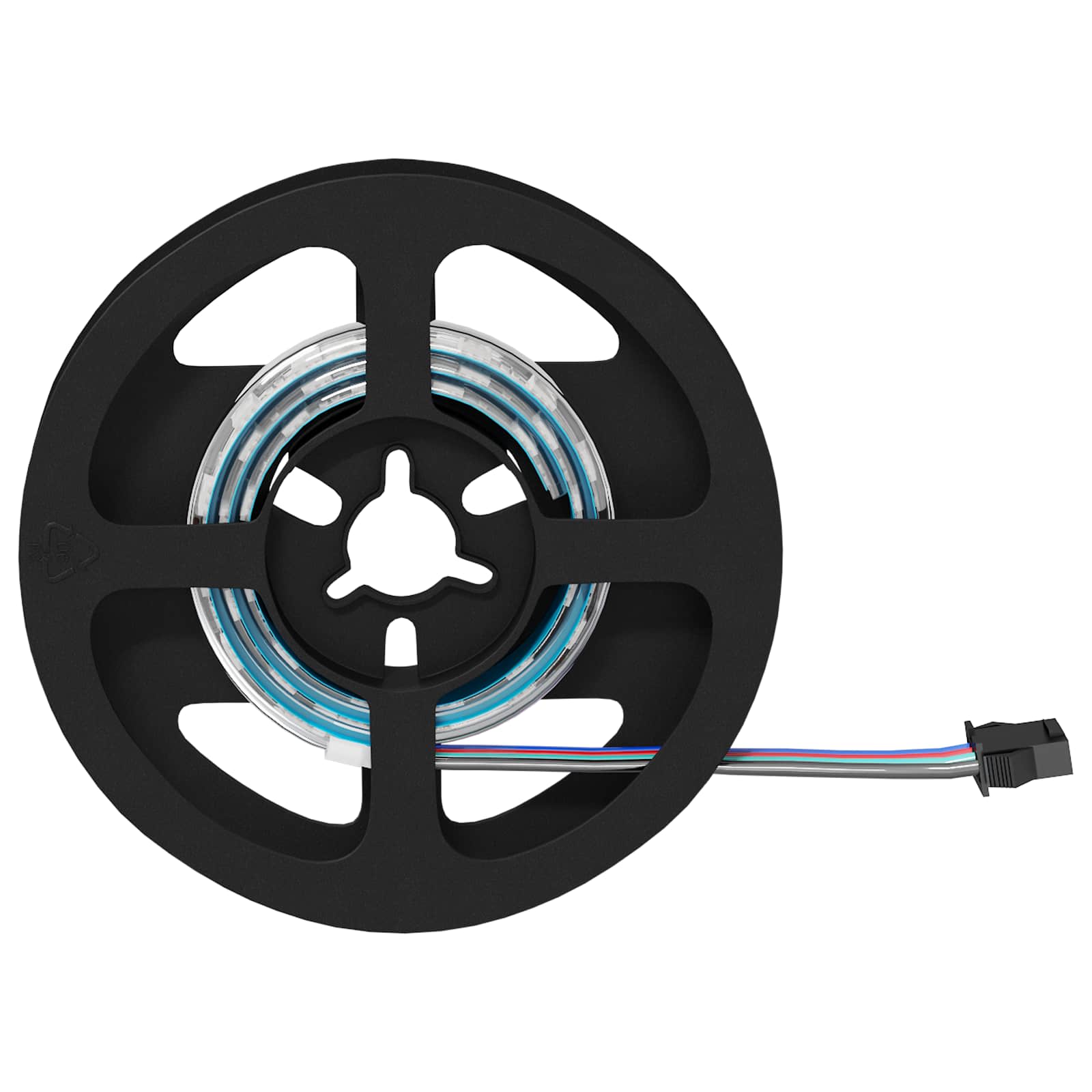 Striscia LED 2 pcs Nero e trasparente 450 mm Rame e plastica