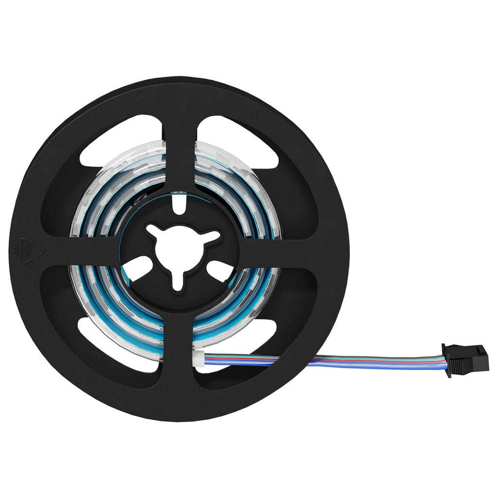 Striscia LED 2 pcs Nero e trasparente 550 mm Rame e plastica