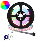 Striscia LED 2 pcs Nero e trasparente 1200 mm Rame e plastica