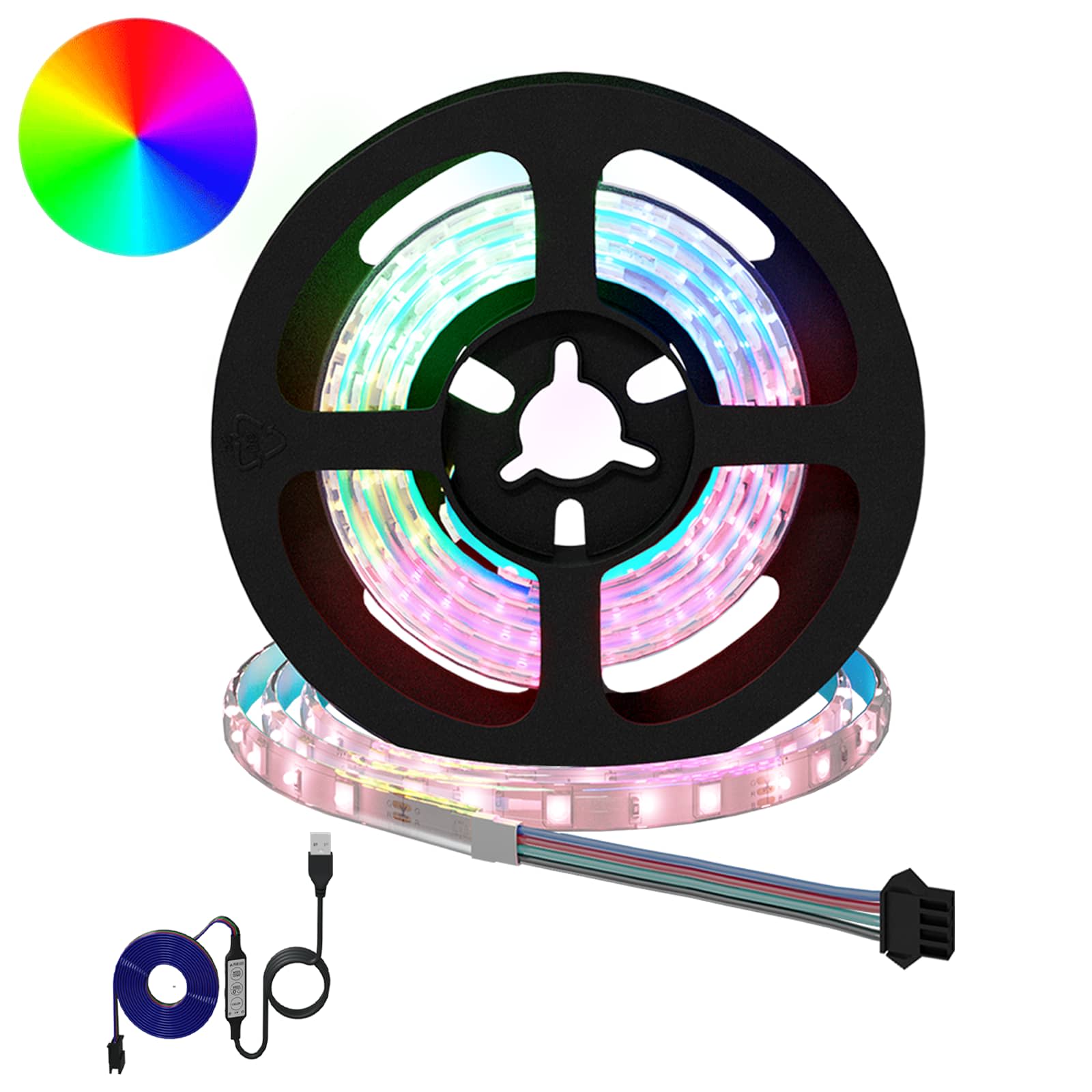Striscia LED 2 pcs Nero e trasparente 750 mm Rame e plastica