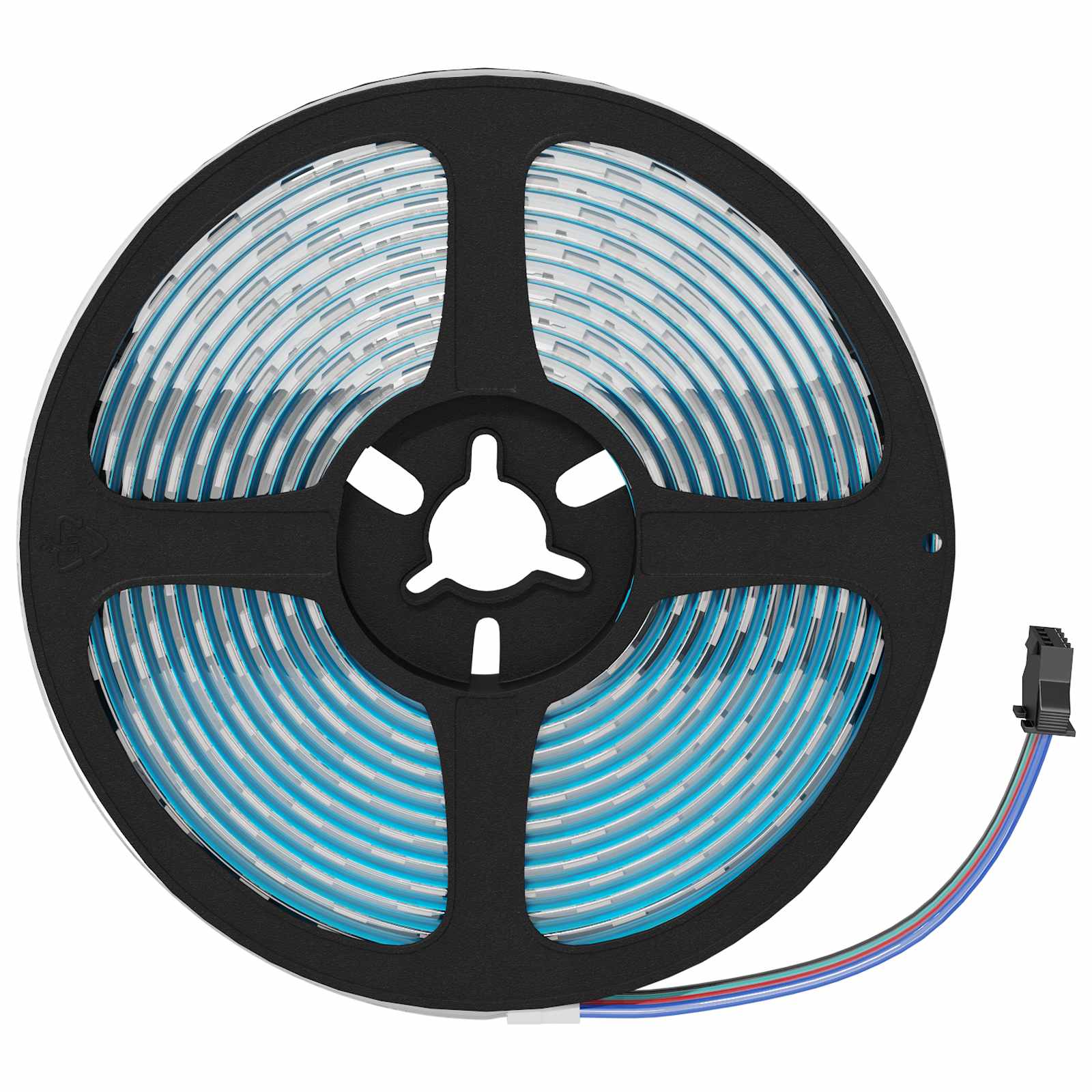 Striscia LED 2 pcs Nero e trasparente 3000 mm Rame e plastica