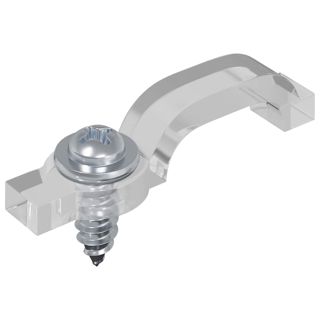 Striscia LED 2 pcs Nero e trasparente 4700 mm Rame e plastica