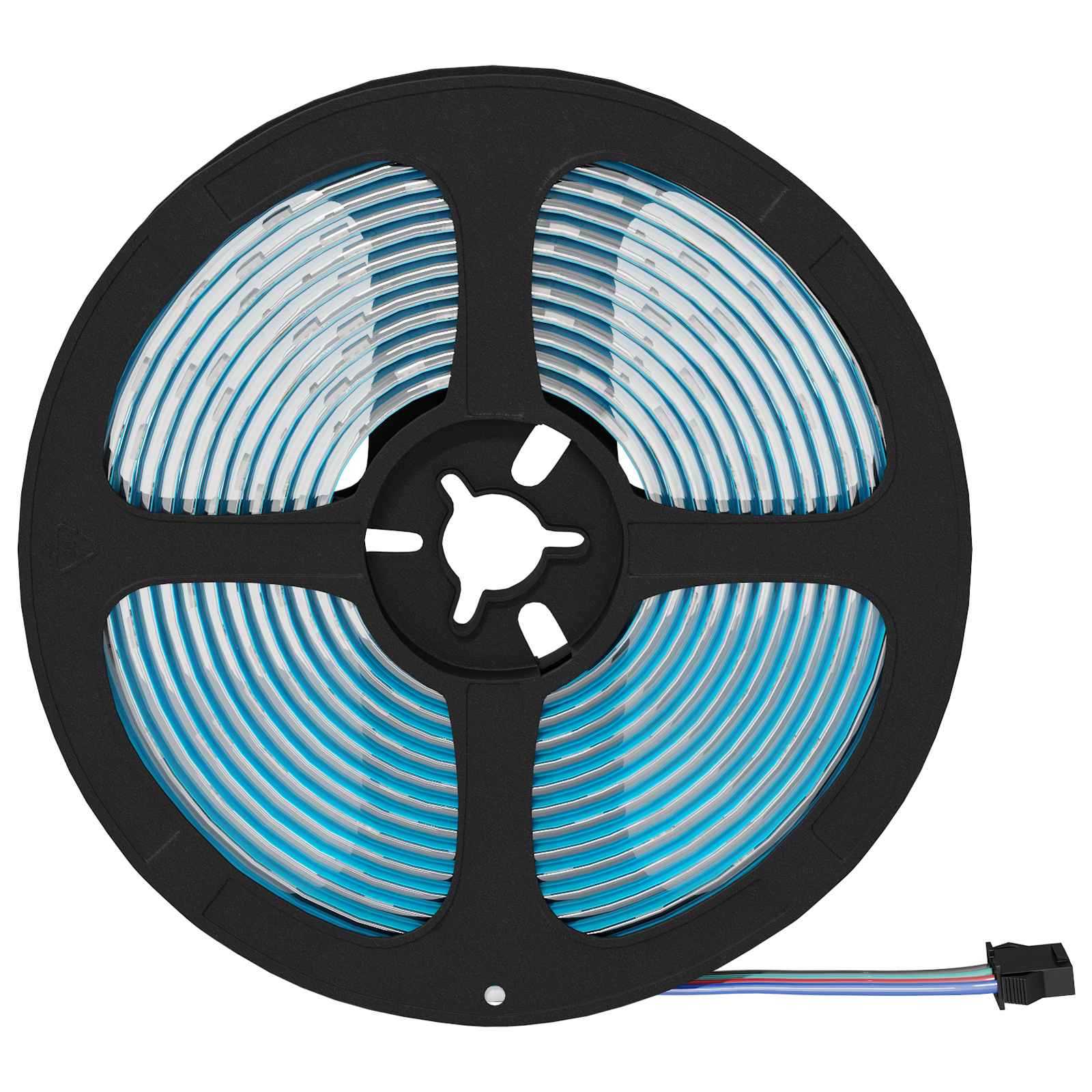 Striscia LED 2 pcs Nero e trasparente 4700 mm Rame e plastica