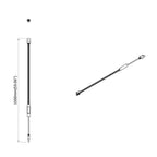 Striscia LED 2 pcs Nero e trasparente 5500 mm Rame e plastica