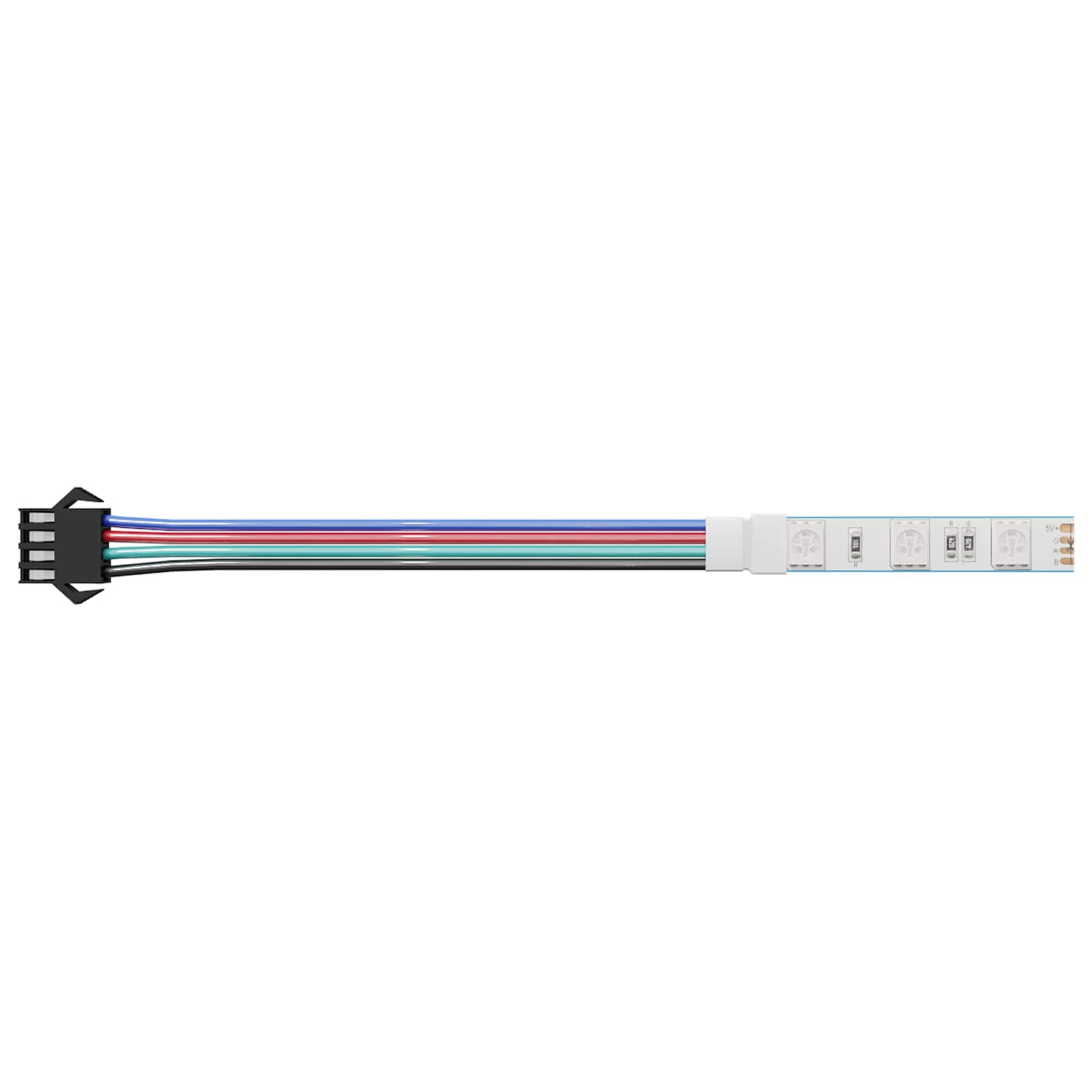 Striscia LED 2 pcs Nero e Bianco 1745 mm Rame e plastica