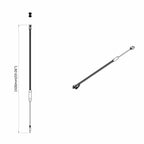 Striscia LED 2 pcs Nero e Multicolore 1745 mm Rame e plastica