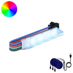 Striscia LED 2 pcs Nero e Multicolore 1745 mm Rame e plastica