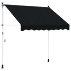 Tenda retrattile manuale Nero 100 cm