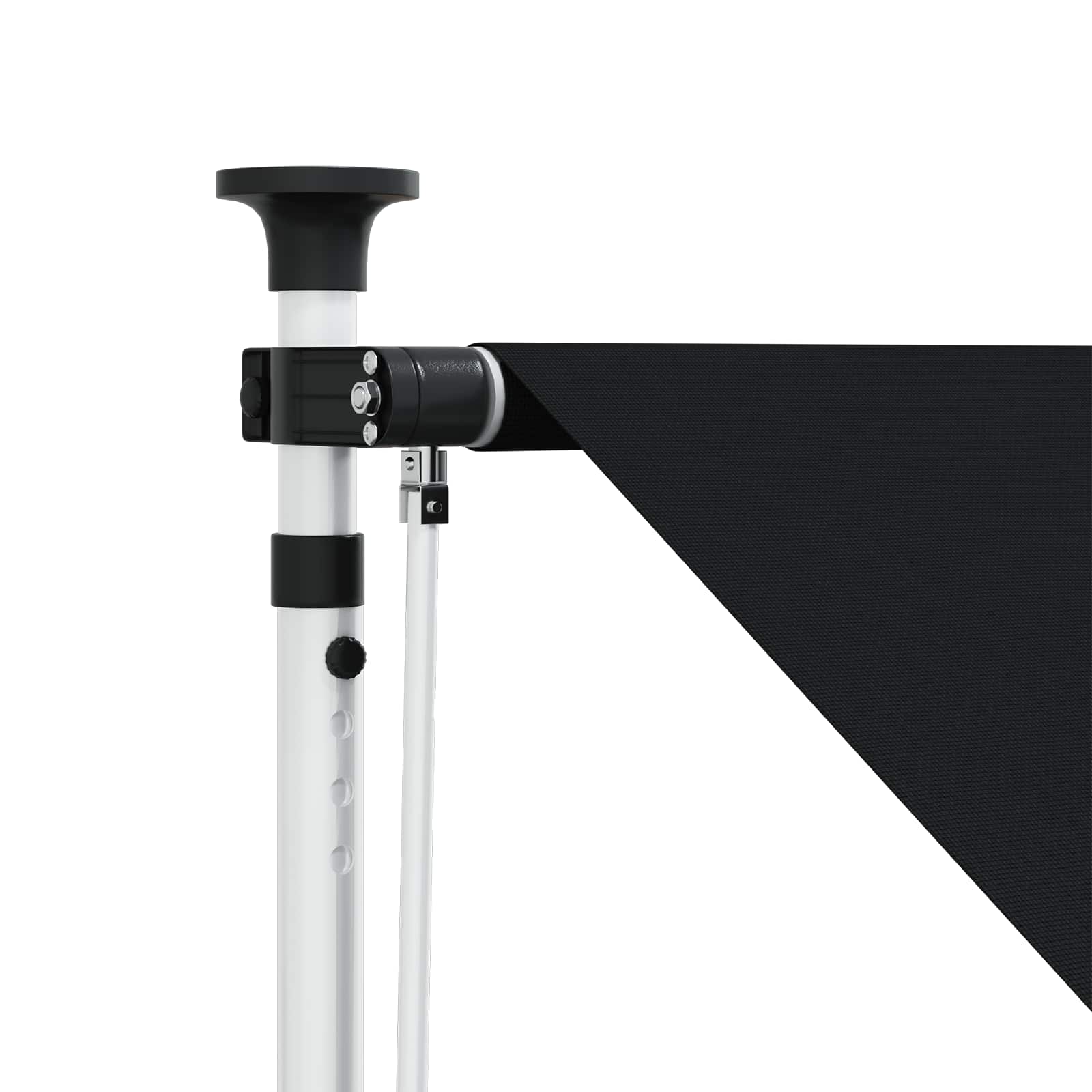 Tenda retrattile manuale Nero 150 cm