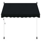 Tenda retrattile manuale Nero 200 cm