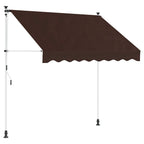 Tenda retrattile manuale Marrone 150 cm