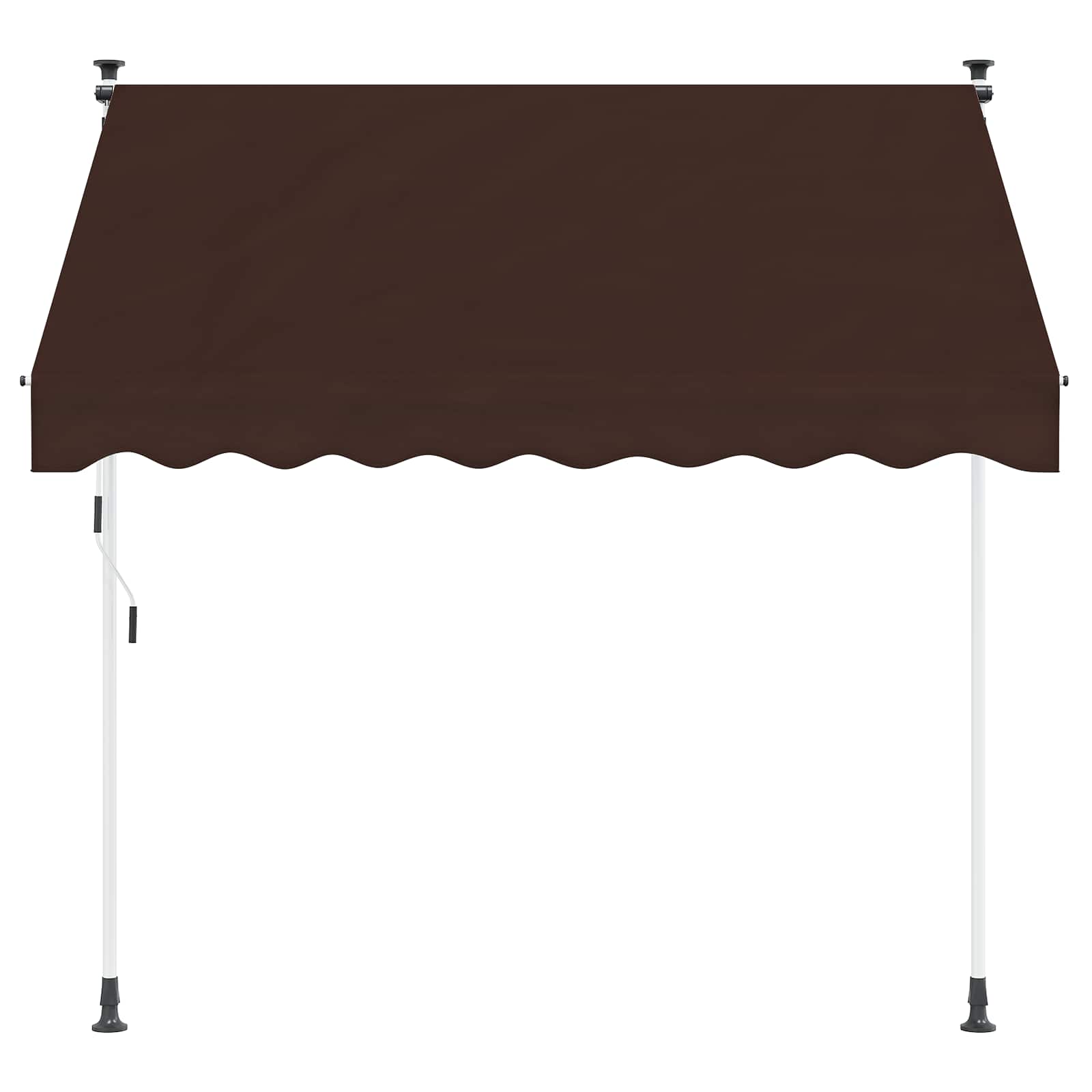 Tenda retrattile manuale Marrone 150 cm