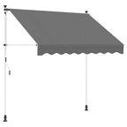 Tenda retrattile manuale Grigio Chiaro 250 cm