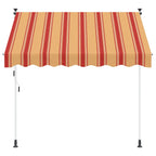 Tenda retrattile manuale Grigio Chiaro 400 cm