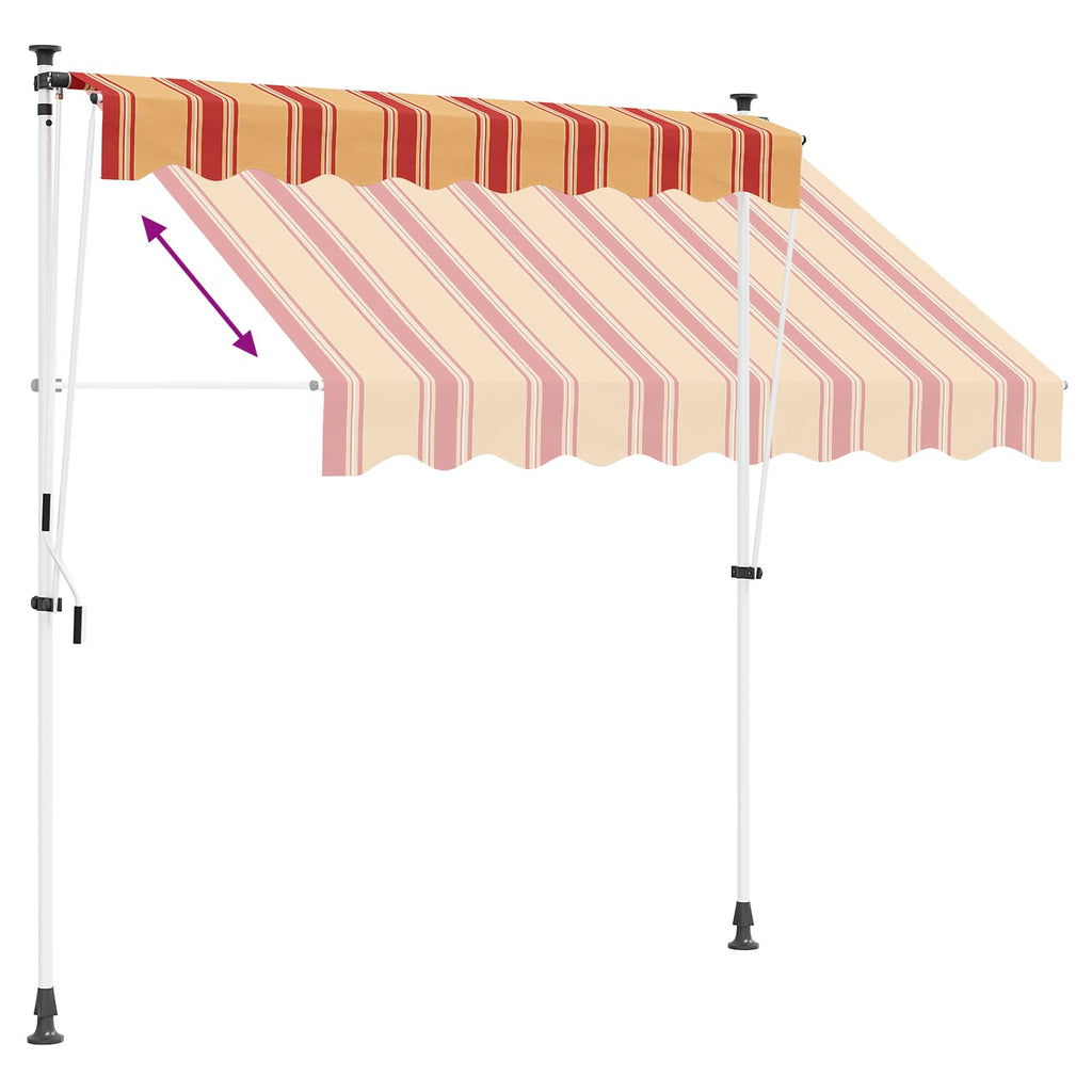 Tenda retrattile manuale Multicolore 200 x 115 x 300 cm