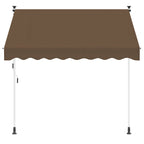 Tenda retrattile manuale Tortora 150 cm