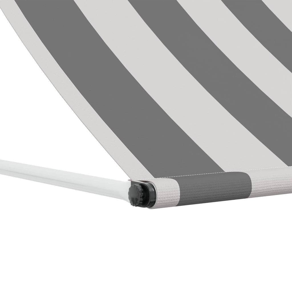 Tenda da Sole Antracite e Bianco 100 x 150 cm