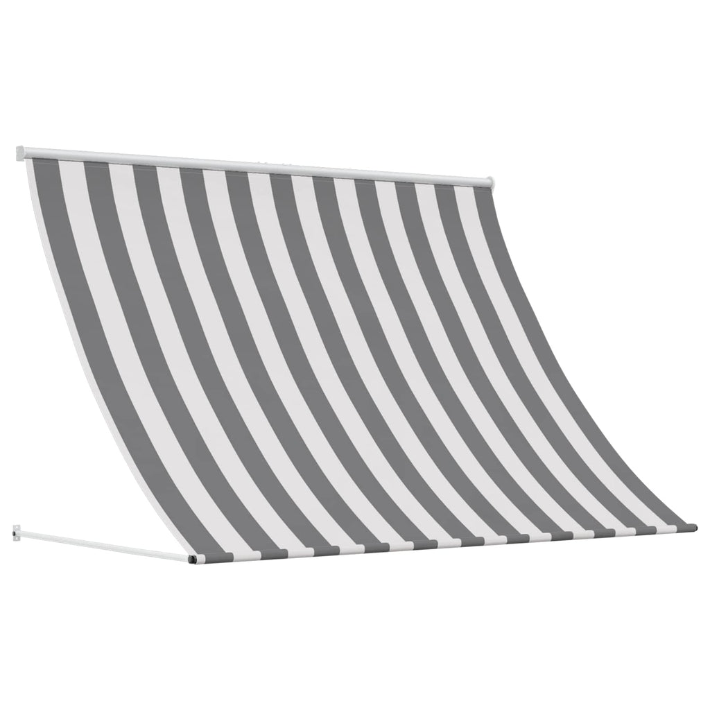 Tenda da Sole Antracite e Bianco 100 x 150 cm