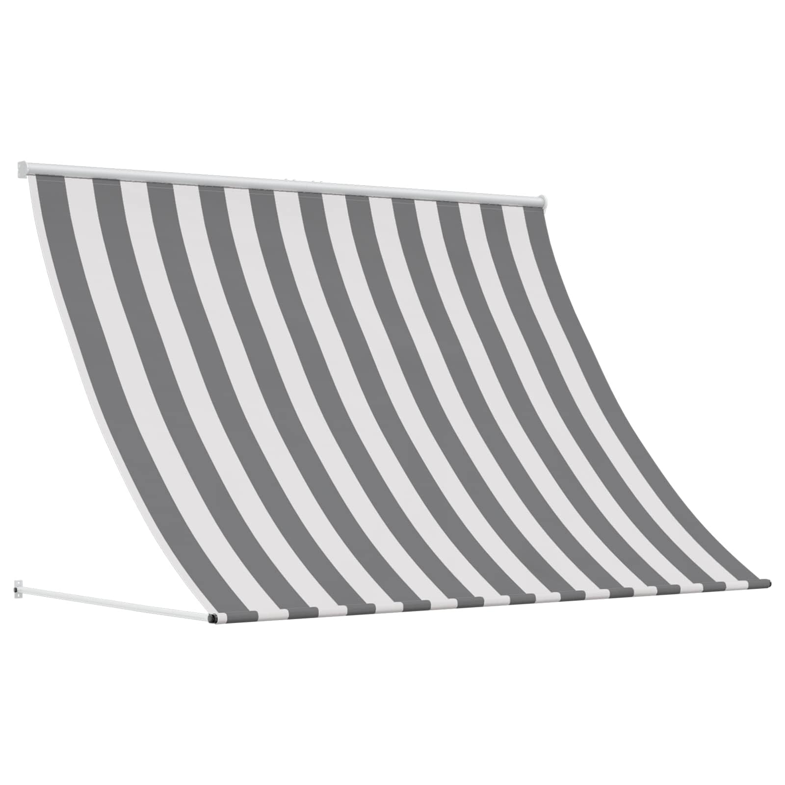 Tenda da Sole Antracite e Bianco 100 x 150 cm