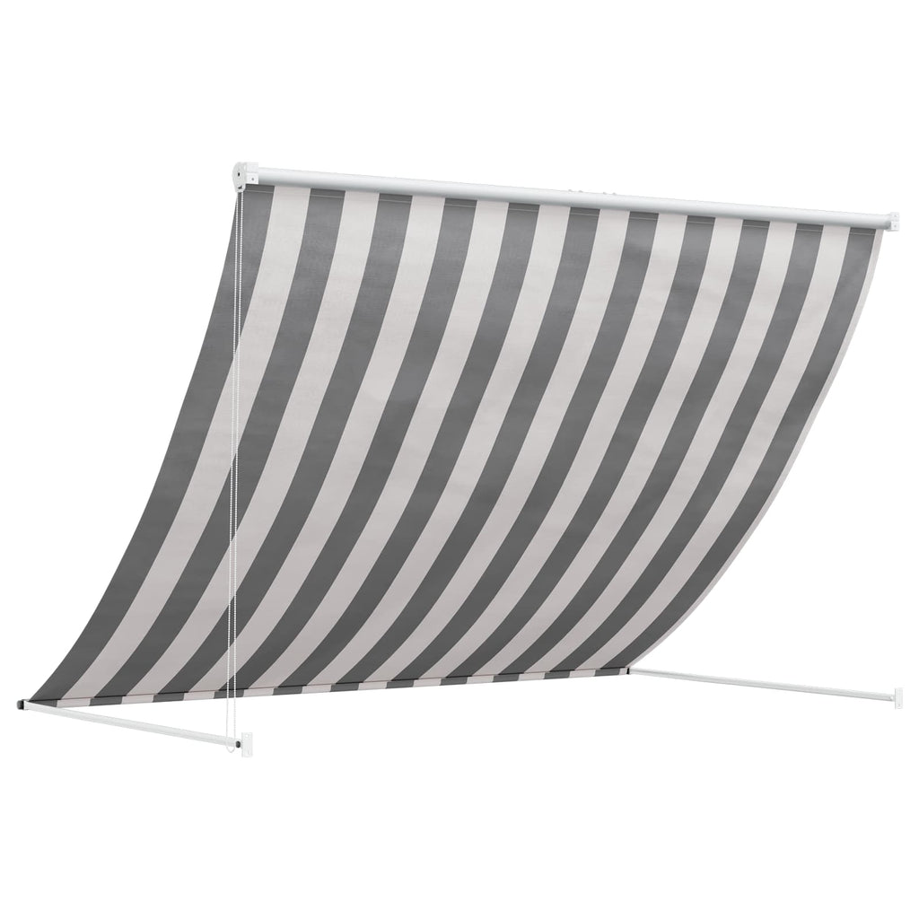 Tenda da Sole Antracite e Bianco 150 x 150 cm