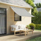 Tenda da Sole Antracite e Bianco 200 x 150 cm