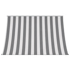 Tenda da Sole Antracite e Bianco 250 x 150 cm