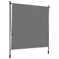 Tenda a Rullo Esterna Grigio Chiaro 120 x 270 cm
