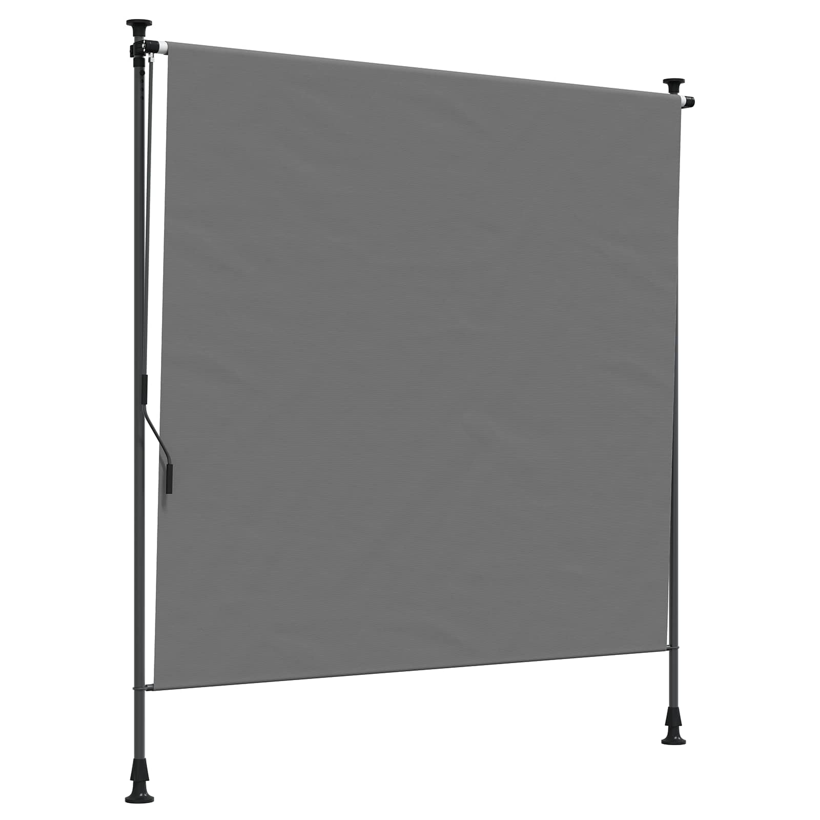 Tenda a Rullo Esterna Grigio Chiaro 120 x 270 cm