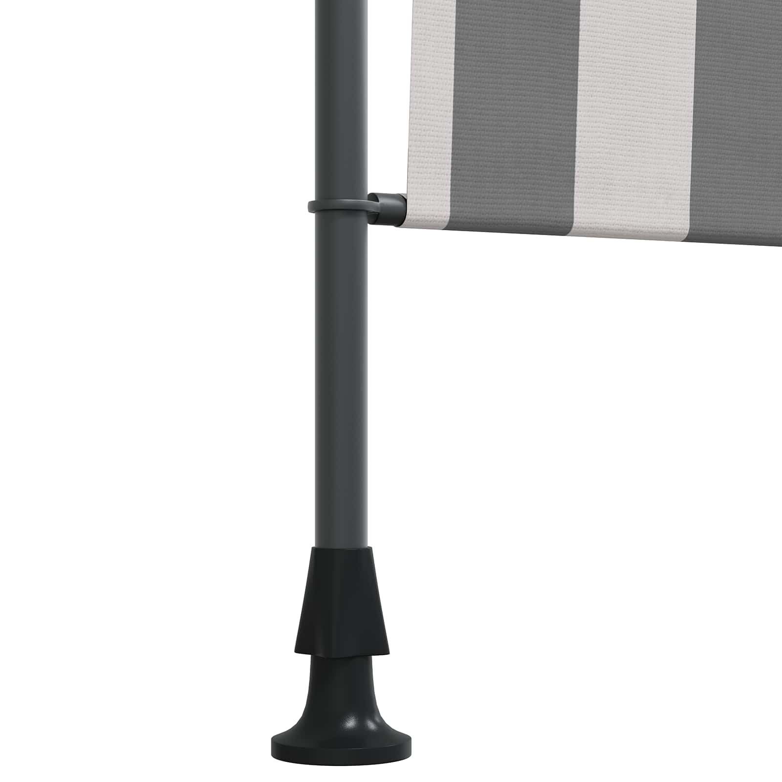 Tenda a Rullo Esterna Antracite e Bianco 100 x 270 cm