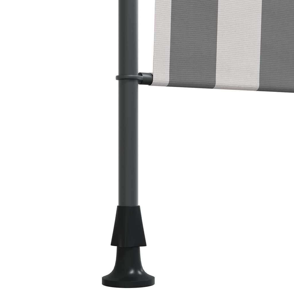 Tenda a Rullo Esterna Antracite e Bianco 150 x 270 cm