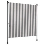 Tenda a Rullo Esterna Antracite e Bianco 200 x 270 cm